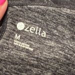 Zella Women’s Dark Heather Gray Short Sleeve High Low Open Back Active Top Photo 3