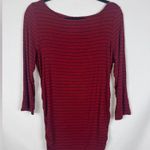 Motherhood Women's  Red Striped Top Photo 0