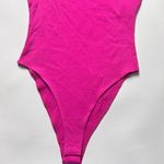 ZARA  Women's High Neck Pink Thin Strap Bodysuit Sz S Photo 7