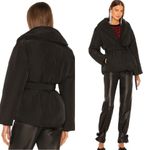 Lovers + Friends NEW  Carla Puffer in Black‎ Size Medium Photo 6