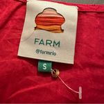 Farm Rio RARE Red Textured V Neck Maxi Dress with Pearl accents *sample* Photo 4