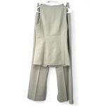 NWT Commence | S | 2 Piece Set Outfit Vest Pants Wide Leg Gold Button Womens Gray Photo 6