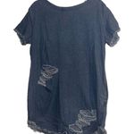 Nordstrom Leibl ‘38 Distressed Denim Dress Size L Photo 0