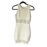Bebe Gwen Studded Corset Dress XS Ivory Sleeveless Party Cocktail Photo 3