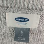 Old Navy  L Gray Oversized Pullover Sweater Photo 6