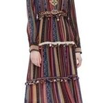 ZARA  Multicolor Boho Long Sleeve Dress Photo 0