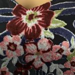 Moon River Floral Velvet Spaghetti Straps Tank Photo 5