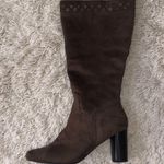 kim rogers Brown Suede Heeled Boots Photo 0