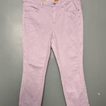 Pilcro and the Letterpress Pilcro Slim Fit Boyfriend Ankle Crop Denim Jeans Lilac Purple Women’s Size 32 Photo 0
