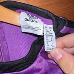 Adidas Purple With Black Three Stripes Short Sleeve Romper/Jumpsuit Size M Size M Photo 4