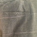 Classiques Entier  Slate Navy Grey Wool Wide Leg Pants with Lavender Plaid Photo 5