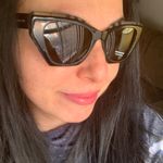 Burberry Authentic  52 Butterfly acetate plaid logo Sunglasses Photo 12