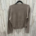 H&M Brown Boxy Cropped 3 Button Cardigan Small Academia Preppy Minimalist Photo 3