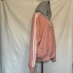 Vtg Artsman Y2K Zip Hoodie Womens Jacket Sz S Pink Festival Stripe Streetwear Photo 5