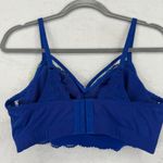 Parfait Sapphire Blue Lace Unlined Wire Free Bralette Bra 32D P5951 New Size undefined Photo 3