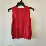 Pendleton Vintage  Red Crew Neck Sweater Vest Size Small petite Photo 4