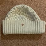 Lululemon athletica Cream Knit rose gold logo Beanie Photo 2