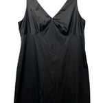 Vanity Fair Vintage Black Nylon Tricot Slip Lingerie Dress 40 Large Made in USA Photo 0