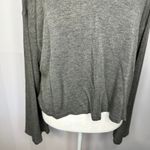 LNA REVOLVE  Gray Bell Wide Sleeve Soft Stretch Made in USA Sweater Medium Photo 2