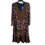 Draper James Midi Fit & Flare Fall Paisley New 12 Photo 6