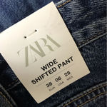 ZARA Wide Shifted Jeans NWT Photo 4