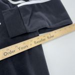 Adidas Sweatshirt Womens Medium Black Three Stripes Crewneck Pullover Logo Photo 8