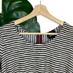 Anthropologie W5 Striped Hi-Lo Peplum-Back Exposed Zip Knit Top Photo 6
