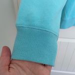 EUC Blue women’s‎ turquoise Delaware beach fleece lined quarter zip jacket large Photo 2
