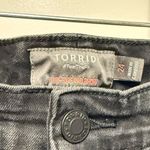 Torrid Plus Size Mid-Rise Mid Shorts Plus Size Black Raw Edges 24 Photo 2