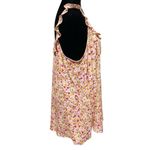 Torrid Floral Ruffle Tank Top Size 1 Boho Cottagecore Crinkle Gauze NWT Photo 4