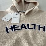 Sporty & Rich Cream Sherpa Fleece Hoodie Size XS Photo 2