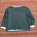 Levi's DARK GREY PULLOVER BOXY SWEATER TOP Photo 3