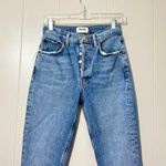 AGOLDE Riley Crop Blue Denim Jeans Size 24 Photo 2