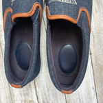 Lauren Ralph Lauren Denim Sneakers Ricci Sz 7B Nautical Preppy Slip On Old Money Blue Photo 8