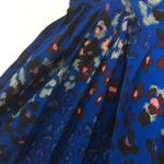 Lily White Pleated Colorful Leopard Print Skirt Photo 1