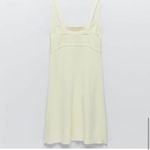 ZARA NWT  YELLOW KNIT DRESS Photo 4
