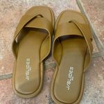 J SLIDES YURI SANDAL TAN LEATHER Photo 7