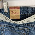 Aeropostale Vintage 90s Y2K Low Rise Stretch Flare Jeans Belt 3 4 Long tall new Photo 6
