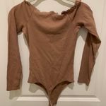Abercrombie & Fitch Off The Shoulder Rib Bodysuit Photo 1