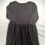 Matilda Jane  Discovery Black Cotton Casual Knit Dress 3/4 Sleeve Scoop Neck‎ Med Photo 7
