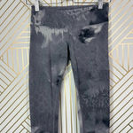 Alo Yoga Leggings Airbrush Tie Dye Abstract Print Stretch Skinny Gray Size XS Photo 3