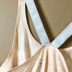 Nike Dri Fit Elastika Jacquard Training Tank Top Peach Pink Grey Large Photo 4