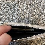 ZARA  Women’s‎ Gray Croc Like Texture Wallet With Silver Chain Photo 1