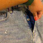 Old Navy Extra High-Waisted Sky-Hi Straight Button-Fly Cut-Off Jean Short size 8 Photo 14