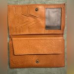 Valentino wallet saddler vintage leather Made in Italy tri fold long Photo 2
