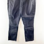 Pilcro by Anthropologie Knightsbridge Slim Tuck High Rise Ankle Jeans Black 32 Size 14 Photo 8