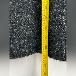 Talbots Italian Wool Speckled boucle Long two button Top Coat black vintage soft Photo 6