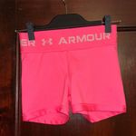 Under Armour Hot Pink Spandex Shorts Photo 2