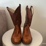 Laredo VTG  Womens Size 6.5 Camel Tan Leather Roper Fashion Western Cowboy Boots Photo 1