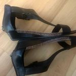 Reaction Kenneth Cole Black Wedge Sandals T Photo 6